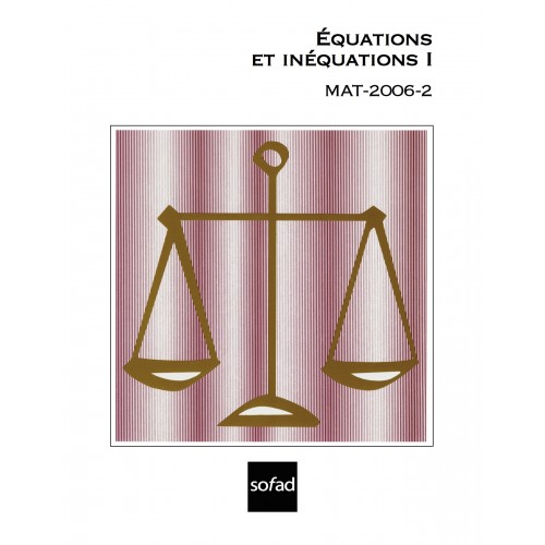 MAT-2006-2 – Équations et inéquations I