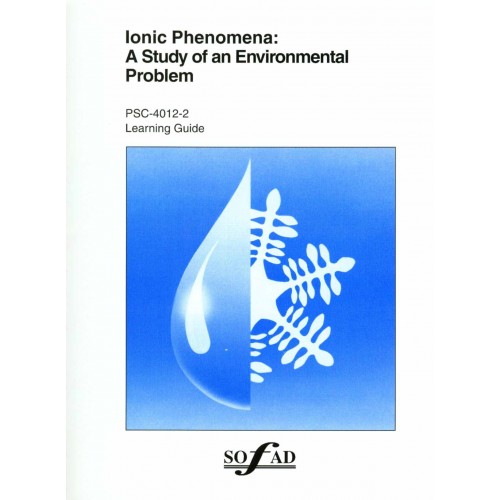 PSC-4012-2 – Ionic Phenomena: A study of an Environmental Problem