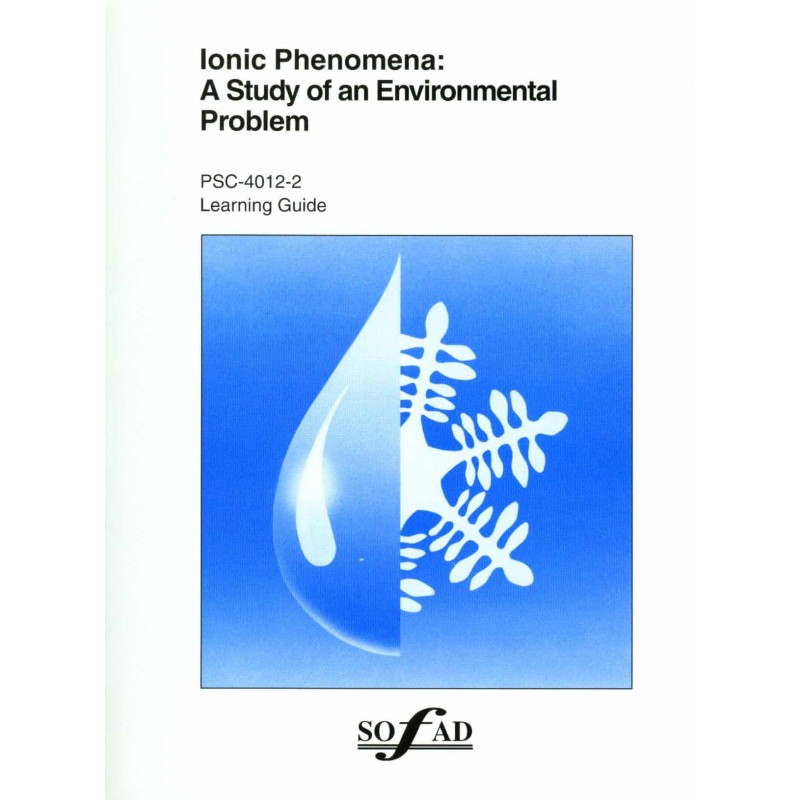 PSC-4012-2 – Ionic Phenomena: A study of an Environmental Problem